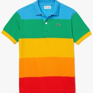 Adorable Lacoste x Polaroid boys polo! Size 10.